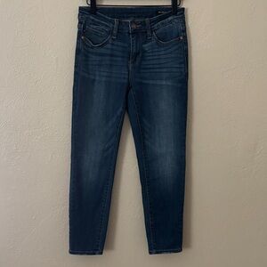 Judy Blue Relaxed Fit Mid Rise Cropped Skinny Stretch Denim Jeans Size 28